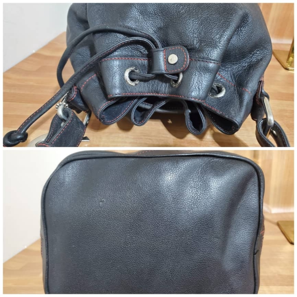 Authentic MCM Vintage Drawstring Bucket Bag - Picture 6 of 11